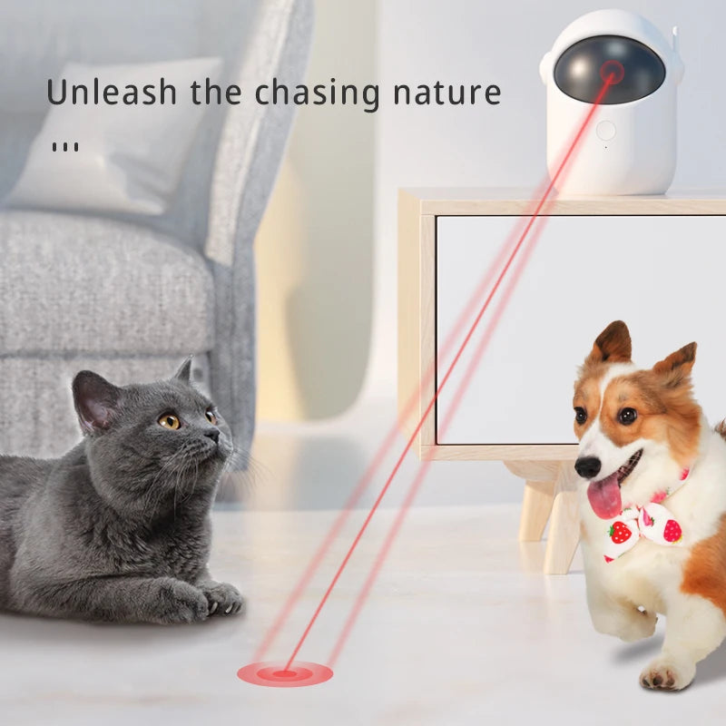 Jouet Laser Intelligent pour Chat 🐱 – Divertissement Automatique & Interactif