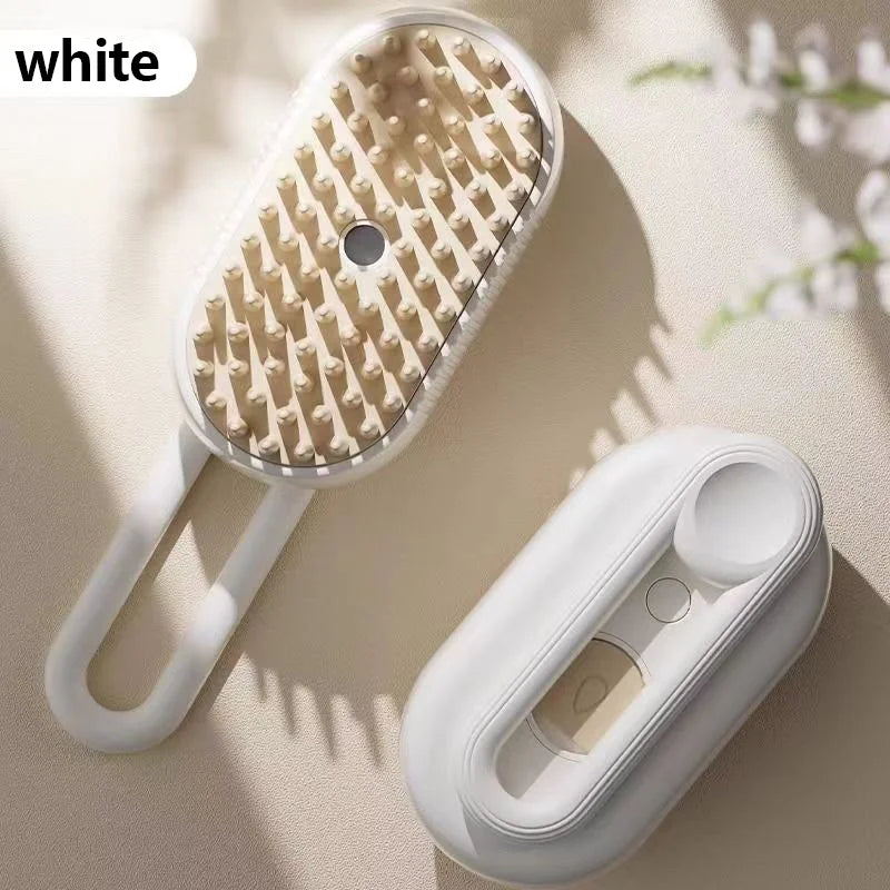 3-en-1 Brosse Électrique pour Chiens et Chats 🐶🐱 – Toilettage Confort, Massage Apaisant & Élimination des Poils
