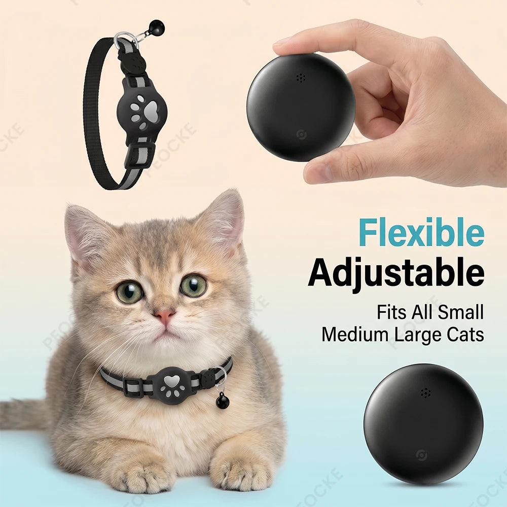 Collier traceur GPS Bluetooth étanche pour chat et chien – Localisation en temps réel via Android ( ce n’est pas applicable avec un Huawei)