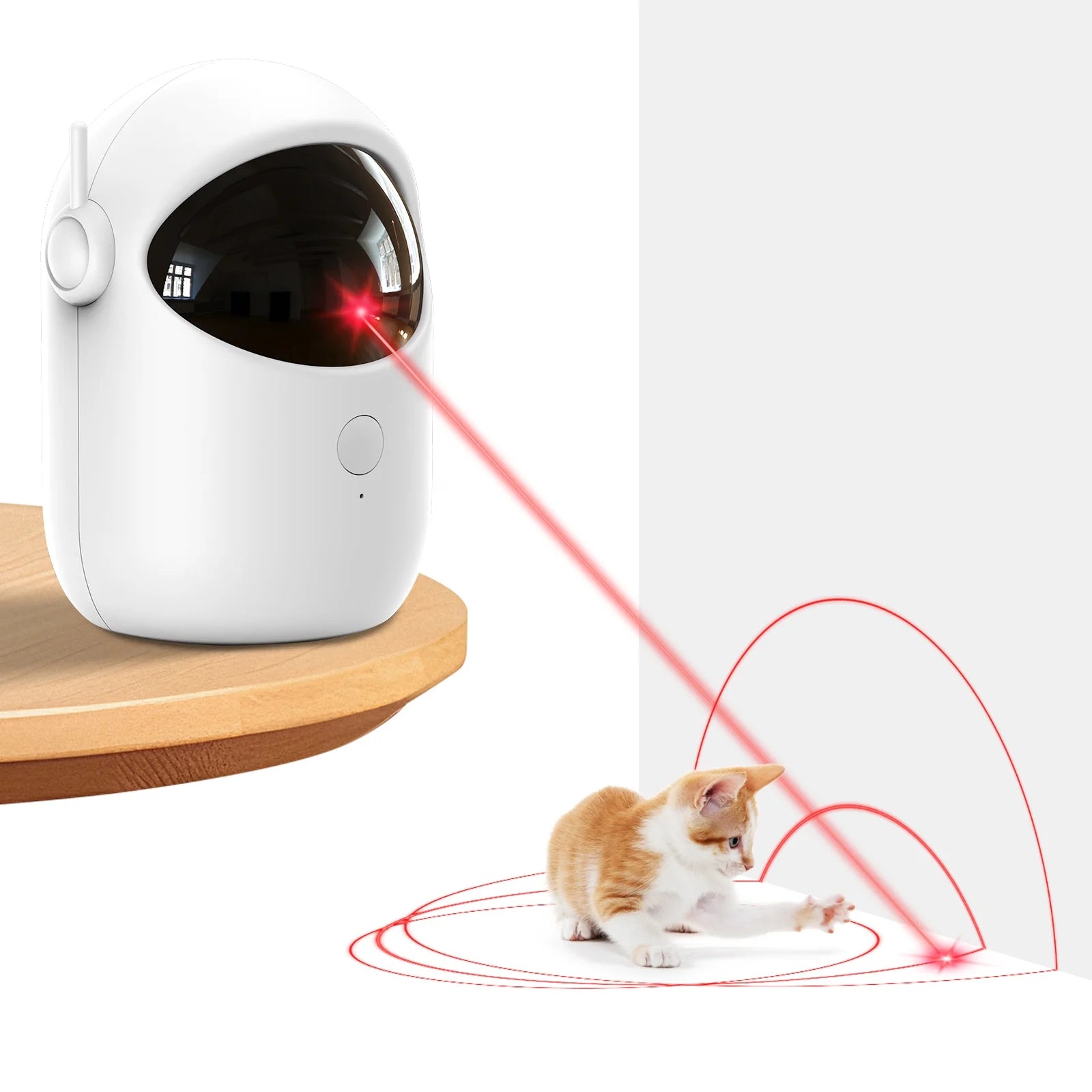 Jouet Laser Intelligent pour Chat 🐱 – Divertissement Automatique & Interactif