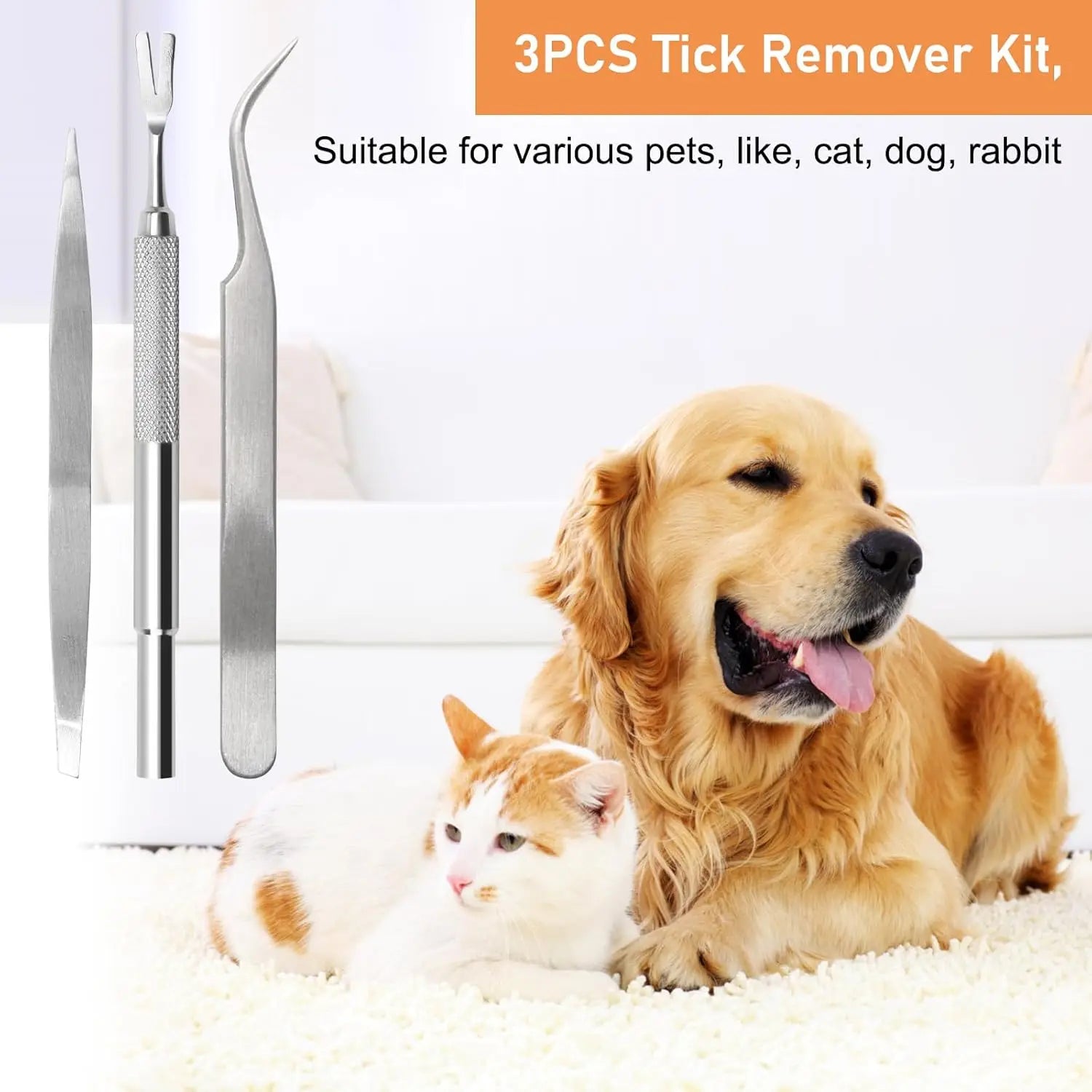Kit Professionnel Anti-Tiques pour Animaux 🐶🐱 – Retrait Rapide, Sûr & Sans Douleur