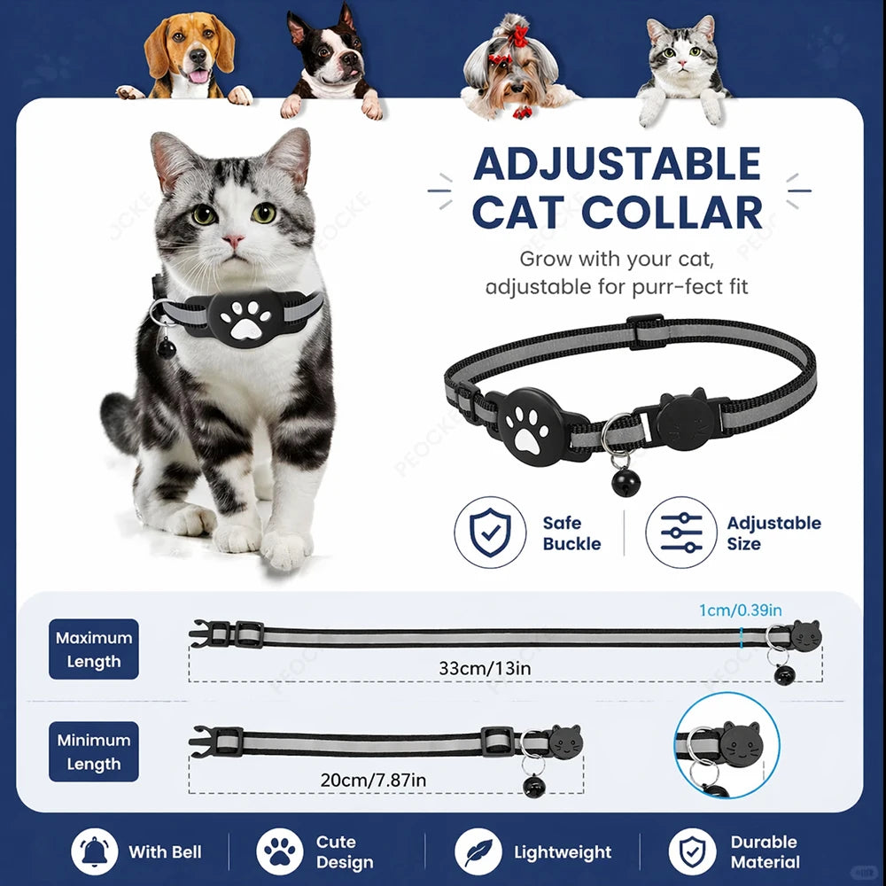 Collier traceur GPS Bluetooth étanche pour chat et chien – Localisation en temps réel via Android ( ce n’est pas applicable avec un Huawei)