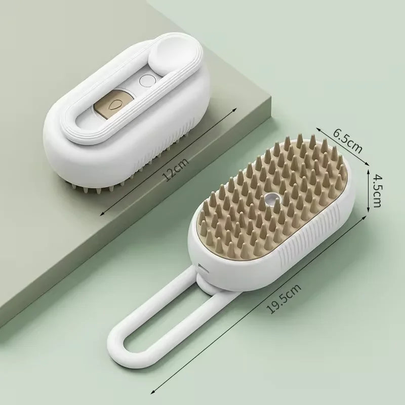 3-en-1 Brosse Électrique pour Chiens et Chats 🐶🐱 – Toilettage Confort, Massage Apaisant & Élimination des Poils