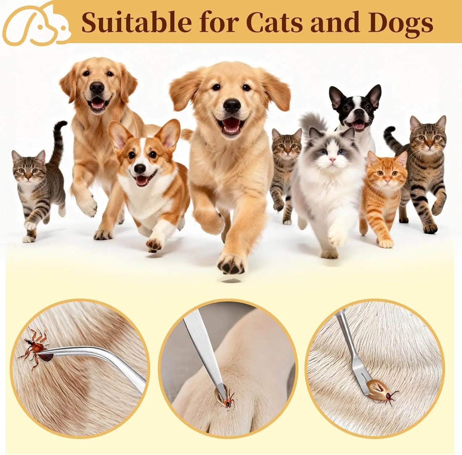 Kit Professionnel Anti-Tiques pour Animaux 🐶🐱 – Retrait Rapide, Sûr & Sans Douleur